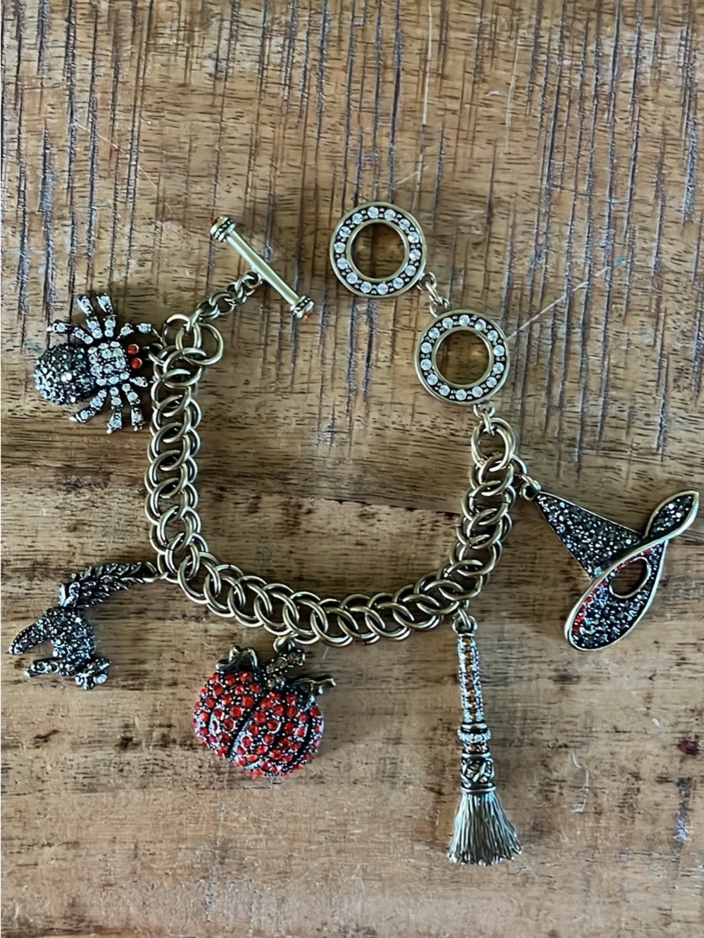 Heidi Daus Halloween Charm Bracelet
